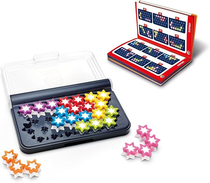 SmartGames IQ Bundles Link Series: IQ Link &amp IQ Stars 240 Challenges for Ages 6-Adult