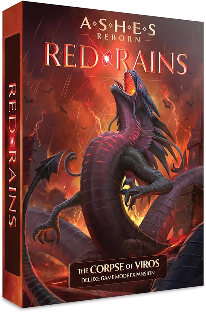 Plaid Hat Games Ashes Reborn: Corpse of Viros Deluxe Game – Cooperative Expansion for 1-2 Players Ages 14+ – Battle Against The Chimera – Requires Master Set