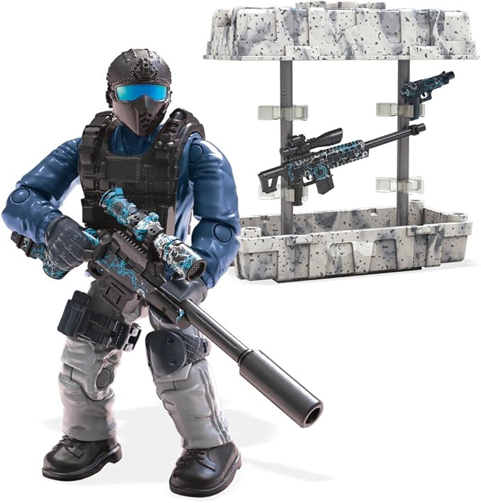 Mega Construx Call of Duty Care Package Blue Building Set