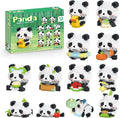 Animals Building Block SetsMicro Mini Animals Party Favors for Kids Birthday Gift for Boy Girl12 Pack Pandas