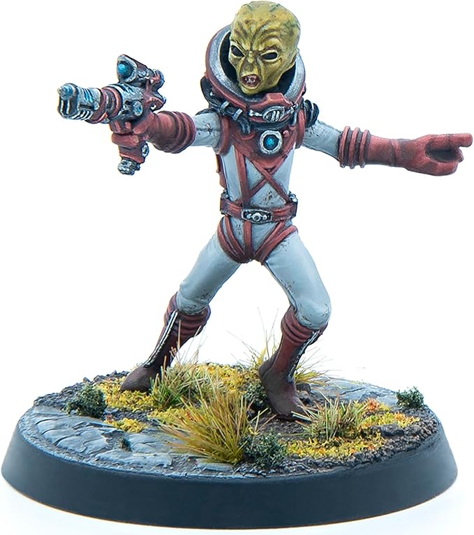 Modiphius Entertainment: Fallout: Miniatures - Zetans: Invaders from Beyond - 5 Resin Figures Appalachia Wave Unpainted &amp Unassembled Licensed