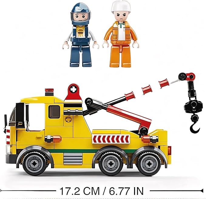 General Jim's Large Tow Truck Modular Building Blocks Set Building Bricks Model or for Teens and Adults