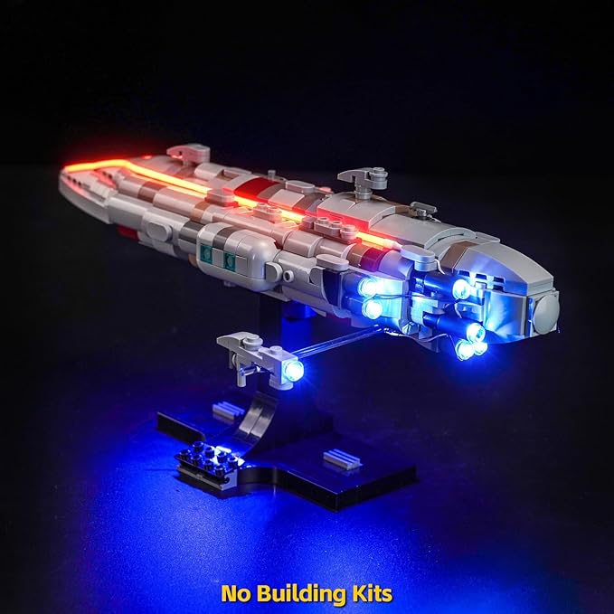 BrickBling LED Light Compatible with Lego Home One Starcruiser Creative Lighting Kit Compatible with Lego 75405-No Model Included