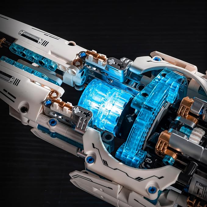 Space Spaceship Building Blocks Setwith Lights and Power MotorInterstellar Space StationSpace Exploration ToyCreative Gift Idea for Adults and Space Fansfor Boys and Gril Age 8-12