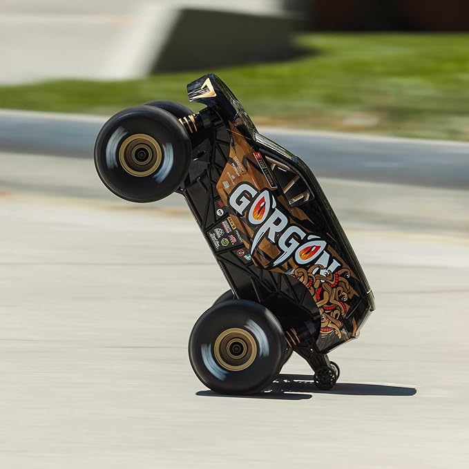 ARRMA RC Truck 1/16 Gorgon GROM 4X4 RTR Brushed Monster Truck (Battery &amp Charger Included) Bronze ARA2130T3
