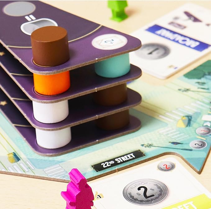 Flatiron Board Game - Build The Iconic New York Skyscraper! Architectural Strategy Game Fun Family Game for Kids &amp Adults Ages 12+ 1-2 Players 45 Minute Playtime Made by Ludonova