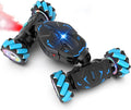 Gesture Sensing RC Stunt Car Toys for Boys 6-8 Gifts for Boys 6 7 8 9 10 11 12 Birthday Gifts for Boys Remote Control Car for Boys 8-12 360° Rotate 4WD Off-Road with Lights Music Spray