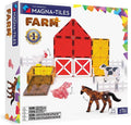 MAGNA-TILES Farm Animals 25-Piece Magnetic Construction Set The ORIGINAL Magnetic Building Brand