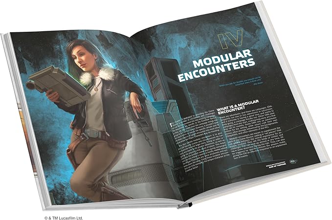 Asmodee Star Wars: Edge of The Empire Roleplaying Game Suns of Fortune SOURCEBOOK - New Species Weapons Vehicles &amp Encounters RPG for Kids &amp Adults Ages 14+ 3-5 Players