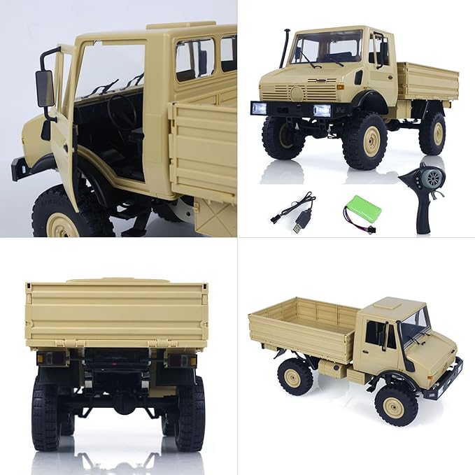 TOUCAN RC HOBBY 1/12 LDRC P06 Remote Control Crawler Off Road Vehicle Model 4×2 Linear Speed Climbing Car Truck 15KM/H USB Charge RTR for Ages 14+