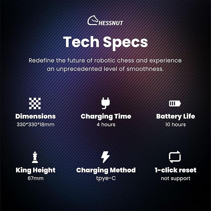 Chessnut Air+ Electronic Chess Set with Full Wooden Board Extra Queens LEDs AI Adaptive Game and App with Computer Chess Board for Ages 8 and Up 2 Players