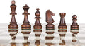 Staunton No. 6 Tournament Chess Pieces - Wooden Standard Chessmen - Weighted Felted - Standard Size…