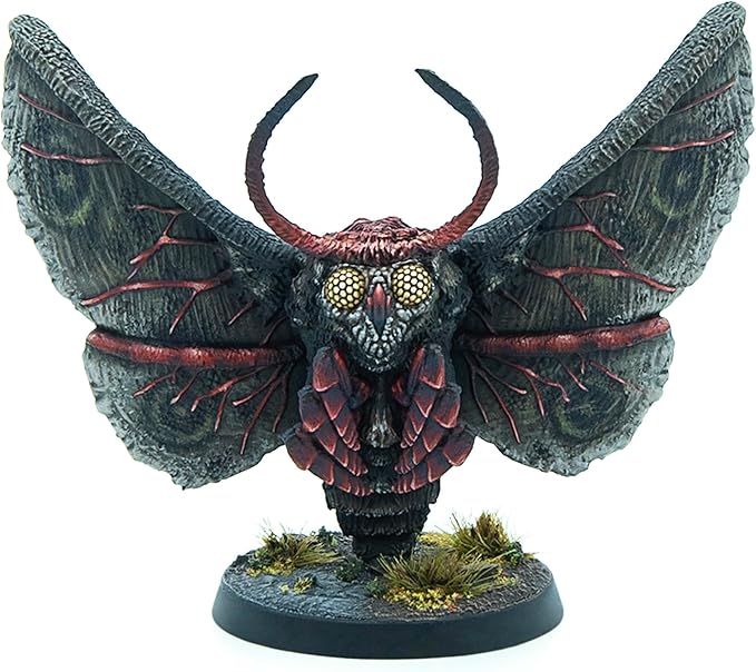 Modiphius Entertainment: Fallout: Miniatures - Cult of The Mothman: Mothman Eclipse - 3 Figures Appalachia Wave Unpainted Resin Tabletop Game