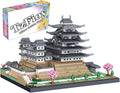 Himeji Castle Japan Micro Brick Building Set (3037 Pieces) – Landmark Model Educational Toy Gift for Kids and Adults