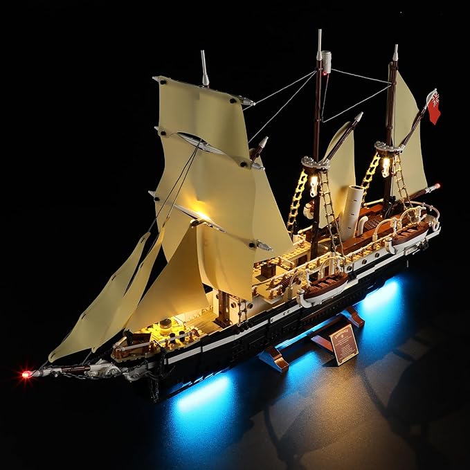 YEABRICKS LED Light for 10335 Icons The Endurance Ship Building Blocks Model (Building Set NOT Included)
