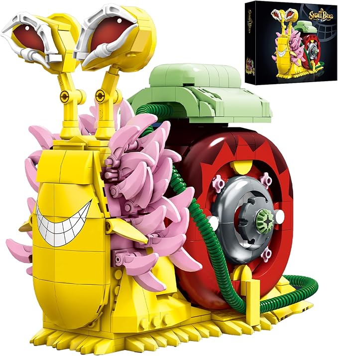 Animal Snail Building Block Sets Anime Phone Bug Models for Fans Creative Gift for Adults Teens 738 PCS