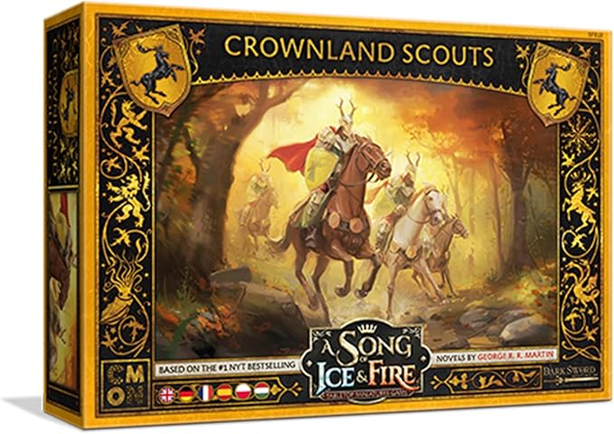A Song of Ice and Fire Tabletop Miniatures Game Crownland Scouts Unit Box (Multilingual Edition) Strategy Game for Adults Ages 14+ 2+ Players 45-60 Minute Playtime Made by CMON