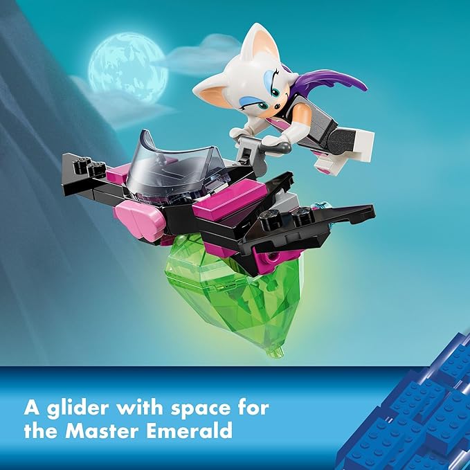 LEGO Sonic The Hedgehog Knuckles’ Guardian Mech Building Toy Set Sonic Toy for Kids Video Game Inspired Knuckles Action Figure with Master Emerald Gaming Gift for 8 Year Old Boys and Girls 76996