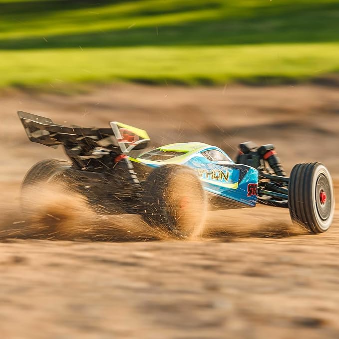 ARRMA RC Car 1/8 Typhon 4X4 RTR Brushed Buggy Blue (Battery and Charger Not Included) ARA4206V4T1