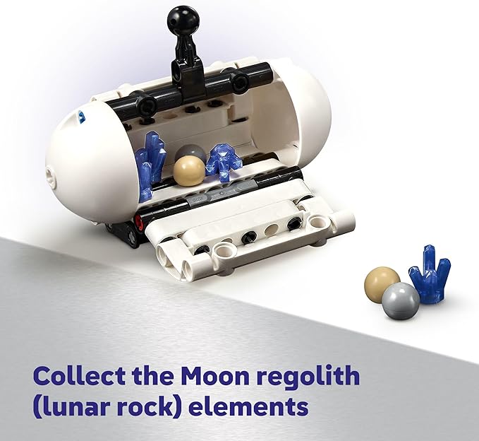 LEGO Technic Lunar Outpost Moon Rover Space Vehicle Building Toy - All-Terrain Explorer for Kids Boys &amp Girls Ages 10+ - Buildable Space Decor for Any Room - Gift Idea for Birthdays - 42211
