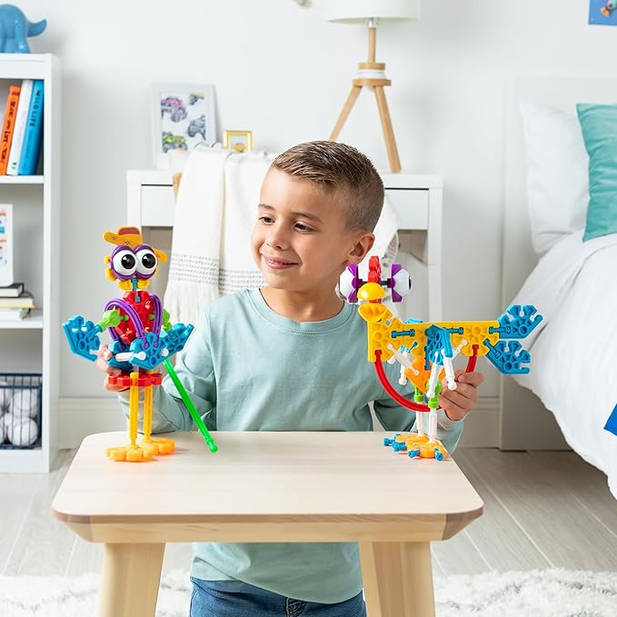 Kid K'NEX - Farmin' Friends Set‚ 65 Pieces STEM Building Creative Construction Play‚ Ages 3+