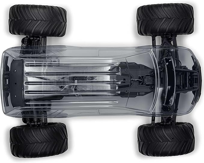 ARRMA 1/10 Gorgon 2WD RTA Kit Brushed Monster Truck (Battery &amp Charger Included) Clear ARA3230SKT2
