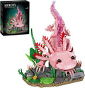 Axolotl Building Set Compatible with LEGO Animals 998 PCS Marine Animal Building Kit with Movable Joints &amp Display Base STEM Building Toy Gift for Adults &amp Teens 14+ Creative Gift Desk Dec