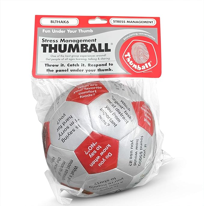 Trainers Warehouse 6 Thumball Collection 32 Prompts for Conversation Team Building Relationship and Training