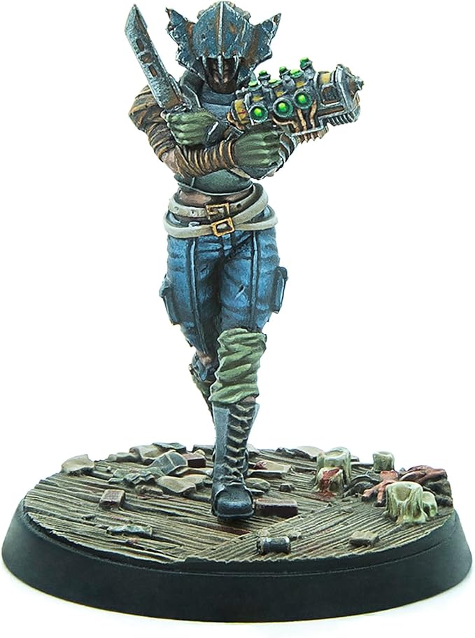 Modiphius Entertainment: Fallout: Wasteand Warfare Raiders - Disciples Leaders - 3 Figures Nuka World Wave 32mm Multi-Part Resin Unpainted Mniatures