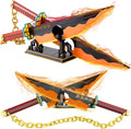 HIGH GODO Demon Anime Sword Building Set 82.6in Katana Anime Cosplay Sword with Stand Holder Samurai Sword Building Set for Adults and Teens 14+ (1479 Pieces)