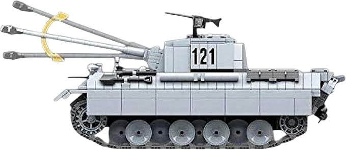 General Jim's WW2 Panther 121 Building Block Tank Set Historical World War 2 German Tank Model Bricks Kit