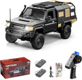 1/12 Scale RC Crawler MN-82S Remote Control Car 2.4GHz 4WD Off Road Rock Crawler Vehicle with Lights DIY Land Cruiser Pickup Truck Toy for Adults