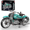 Mould King 23004 American Cruiser Motorcycle Building Set MOC Classic Motorbike Model Kit for Display Collectible Gift for Adult Teen(1971 Pcs)