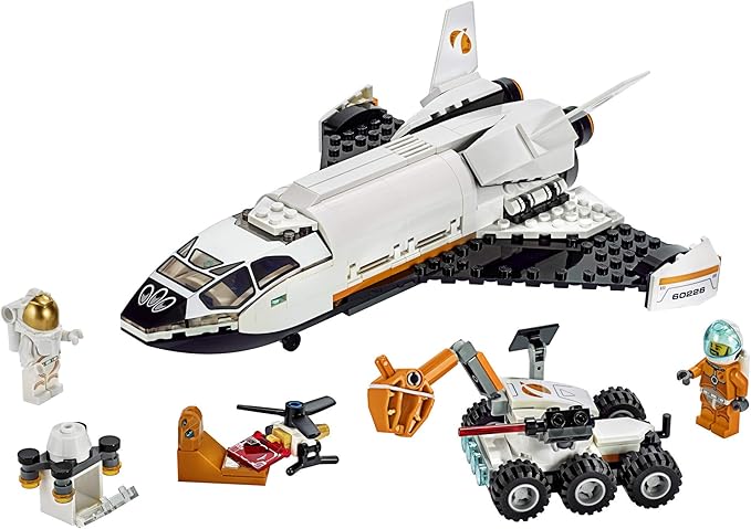 LEGO City Space Mars Research Shuttle 60226 Space Shuttle Toy Building Kit with Mars Rover and Astronaut Minifigures Top STEM Toy for Boys and Girls New 2019 (273 Pieces)