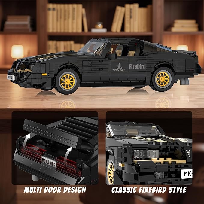Mould King Classic Sport Car Building Sets Creative Classic Cars for Teens Age 14+ Display Model for Home or Office Décor10029 Cool Vehicles Model Toys Birthday Gifts for Adults1557 PCS