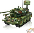NUTCRACKER Military Tank Building Blocks Set - WW2 Army Tank Building Toy Collectible Home Display Model Christmas Birthday Gifts for Adults ((No Battery Included)