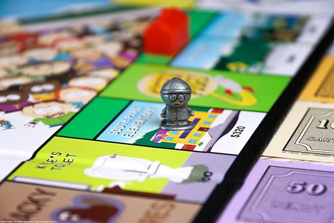 Monopoly South Park | Based on Comedy Central South Park Show | Featuring Familiar Locations Episodes and Characters | Officially-Licensed &amp Collectible Monopoly