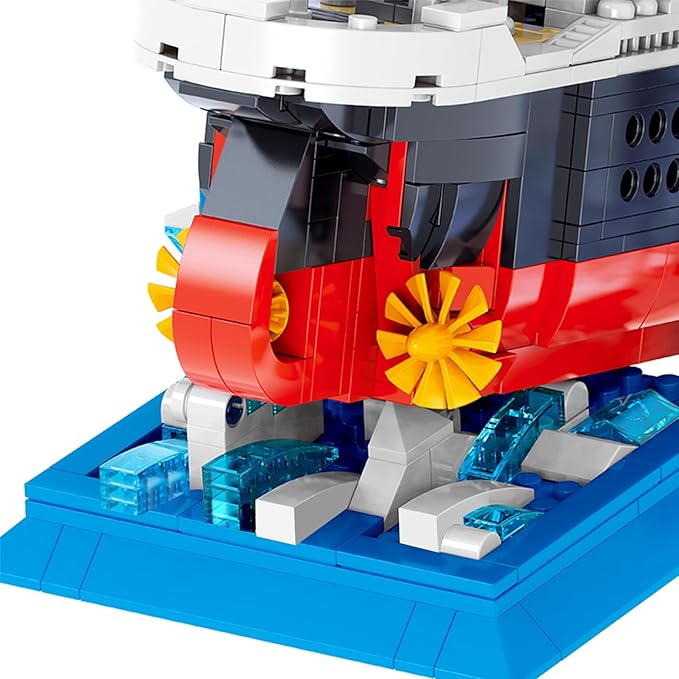 Titanic Building Set Ship Book Nook Kit 2 in 1 Compatible with Regular Size Bricks Cruise Boat Model with Glacier Bookends Construction Kit Toy Gift Home Decor for Adult 14+ 1202 pcs