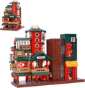 Oichy Chinese Street View Hot Pot Shop Mini Building Blocks MOC Construction Toy 1006 PCS Simulation Architecture Blocks Creative Building Sets for Adults Kids