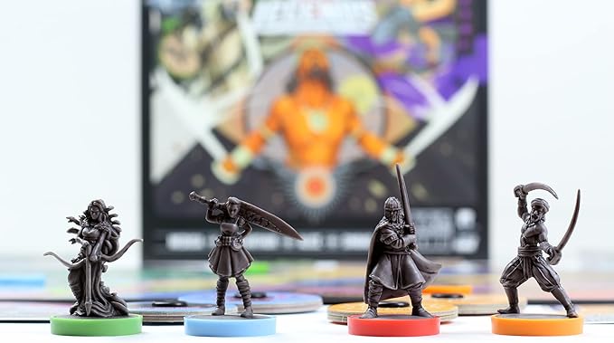 Restoration Games Unmatched Battle of Legends Vol 1 - Strategy Board Game for 2 to 4 Players - Expansion with 4 Heroes and Battlefields - 20-40 Min Playtime - Ages 9+
