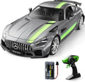 MIEBELY Remote Control Car Mercedes Benz 1/12 Scale Official Authorized GT R Pro Rc Cars 7.4V 900mAh Rechargeable Battery 2.4Ghz Rc Drift Cars W/LED Toy Car Birthday Gift for Boys Kids Adults Age 6+