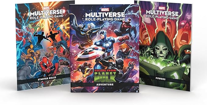 CMON Marvel Multiverse RPG: Escape from Planet Hulk Starter Set - Action-Packed Superhero Roleplaying Game Strategy Game for Kids &amp Adults Ages 12+ 2-7 Players 4 Hour Playtime