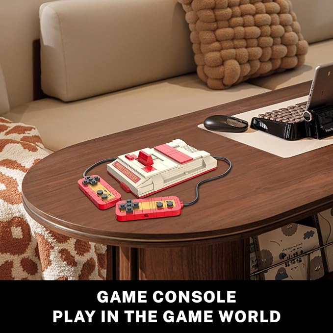 JMBricklayer Adult Vintage Building Sets 20132 Retro Game Console Computer Radio Collectible Model to Build Nostalgic 80s Gifts for Retro Lovers and Gamers Unique Vintage Decor Elements(552 Pieces)