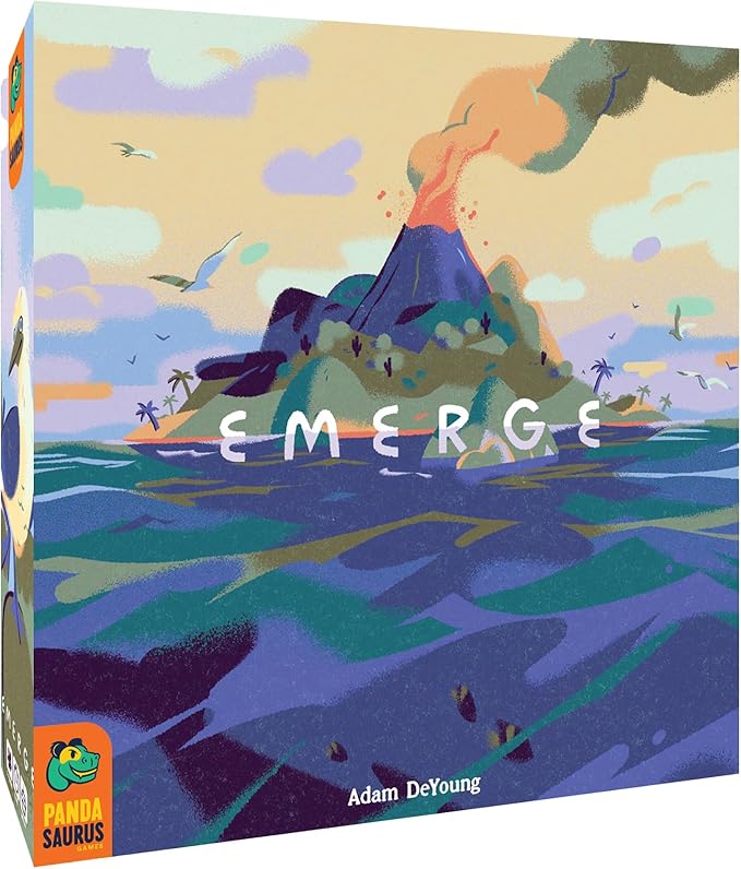 Emerge Board Game - Explore New Islands and Research Ecosystems Dice Rolling Strategy Game Family Game for Kids and Adults Ages 14+ 2-4 Players 75 Minute Playtime Made by Pandasaurus Games