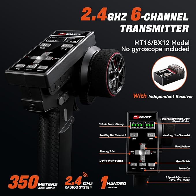 1/12 Brushless RC Cars for AdultsRemote Control Car for Fast Max 42 MPH 4X4 High Speed Racing RC Buggy with 3S 2200 mAh BatteryFast Off-Road RC Truck Suitable as Giftfor Beginner-Red