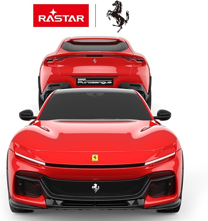 RASTAR Ferrari Remote Control Car 1/24 RC Ferrari Purosangue Toy Car for Kids Adults RC Sports Car – Red FUV