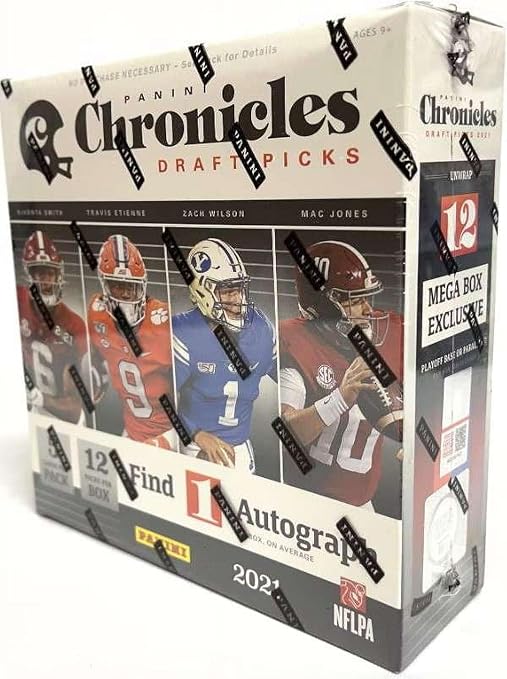 2021 Panini Chronicles NFL Football Draft Picks MEGA BOX Walmart Exclusive