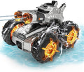 Waterproof Remote Control Car with Water GunRechargeable Amphibious Rc Car BoatsGesture Sensing RC Stunt Cars Drive on WaterOutdoor Indoor Pool Toys for KidsBirthday Gifts for Boys Girls Teens 8+