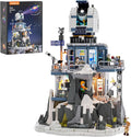 Alpine Observatory Lighting Building-Bricks Set with The Galaxy Projector 2437 Pcs Space Themed Room Decor for Astronomy and Space Lovers