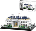 White House Architecture Building Blocks Set 894 PCS Washington D.C. Landmark Model Kit for Adults Teens United States Capitol Souvenir Gift Educational Construction Toy for Home Office Decor